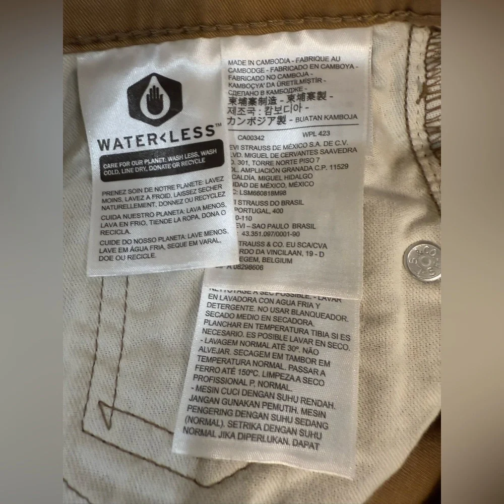 Levi's Men's Tan Straight Jeans